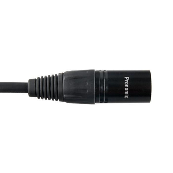 Mikrokabel XLR - Pronomic - XFXM-20 - 20m - Professionell - Svart Svart