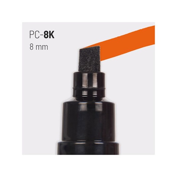 POSCA Marker Stor fasad spets Brun - Vattenbaserad färg - Plast - 8 mm kastanj
