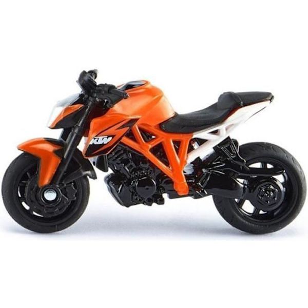 Miniatyrmotorcykel - SIKU - KTM 1290 Super Duke R - Gjuten zink - Svart och Orange Svart och orange