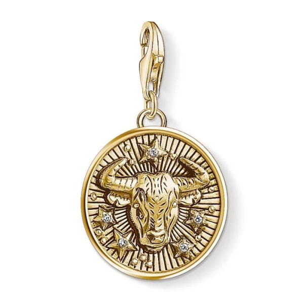 Thomas Sabo 1653-414-39 guldpläterad Taurus Zodiac Berlockhänge