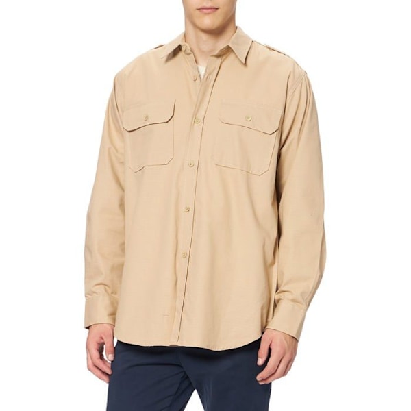 Skjorta - Mil-tec skjorta - 10933004-903 - Tropisk blus unisex Beige M