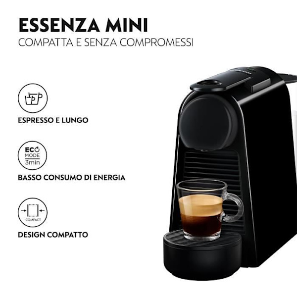 DELONGHI ESSENZA MINI EN85.B - Kaffemaskin Svart