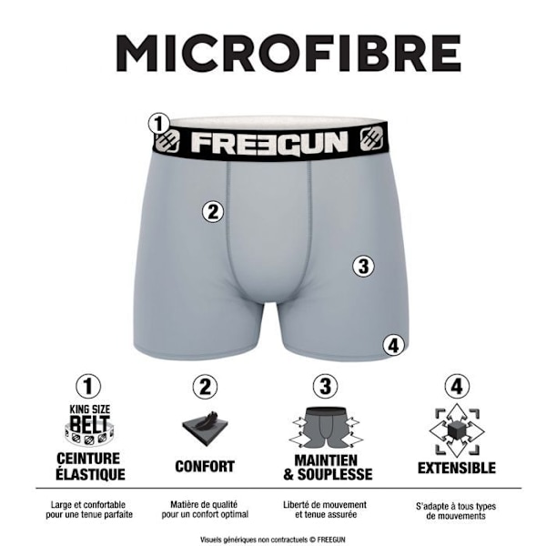 Boxershorts för män för flera sporter - FREEGUN - Flag & Cities Jamaica - Andningskomfort - Grön Grön S