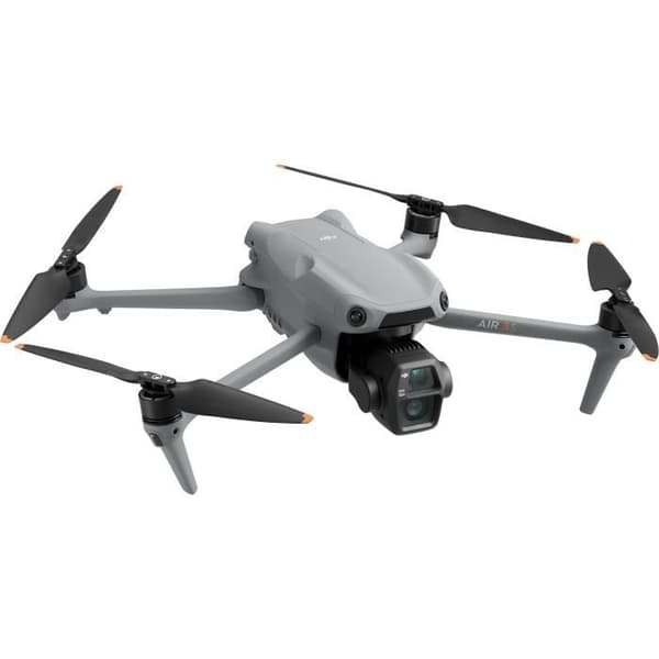 DJI Drone AIR 3S + radiostyrning RC-N3 Grå och svart