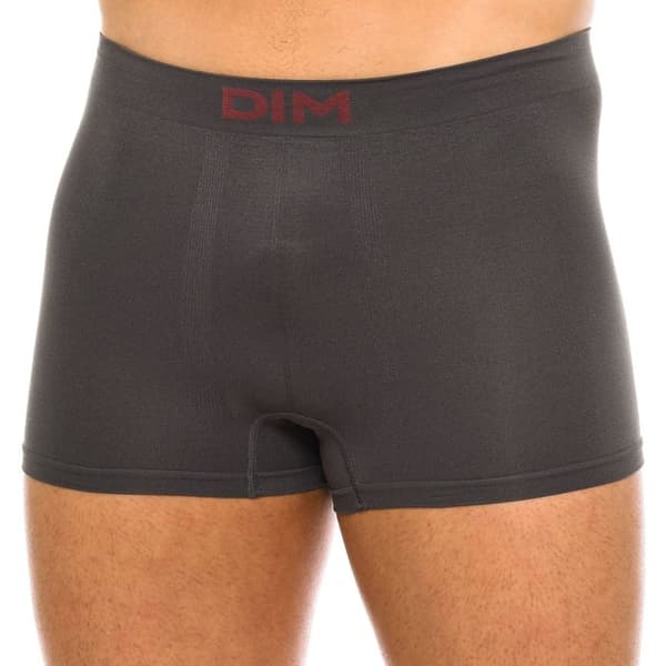 Pack av 2 Unno Basic sömlösa boxers D05HH för män - Grå vinröd Granatgrå jag