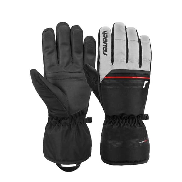 Reusch Snow King Skidhandskar vit/eldröd/svart 10