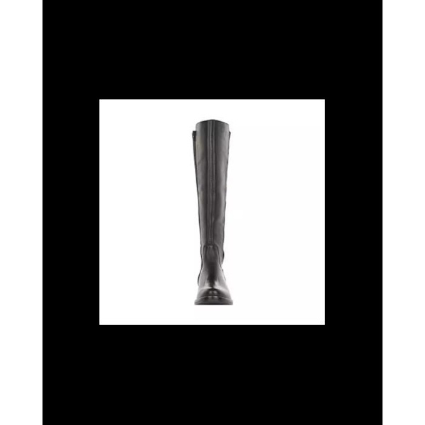 Svarta lågskor i läder - REMONTE - D8371 - 5 cm klack - Snörning - Dam Svart 42