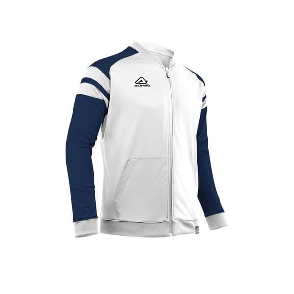 Acerbis Kemari Zip Jacket Vit blå 11-12 år gammal