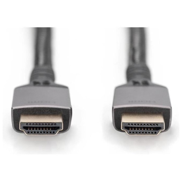 DIGITUS Ultra High Speed HDMI 2.1 anslutningskabel - UHD-II - 8k-60Hz - 4k-120Hz - flätad kabel - 3.0m - kompatibel med PS5, Xbox