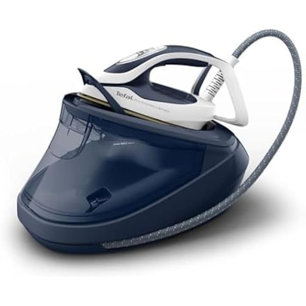 Tefal GV9720 Pro Express Ultimate Steam Generator | Kraftfullt tryck på 8 bar | Konstant ångeffekt: 170 g/min | Effekt Vit blå
