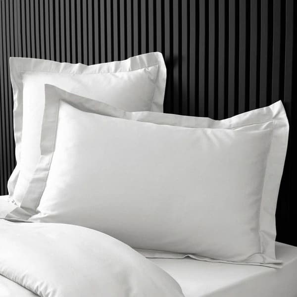 Rektangulär örngott 50x70 cm - Percale 100% bomull - Vit Vit