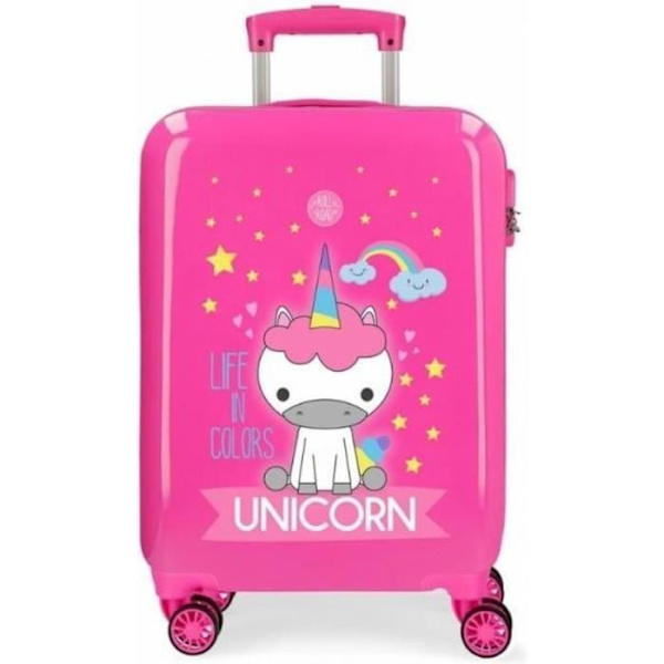 Roll Road unicorn barnresväska 34 liter ABS 55 cm rosa Rosa
