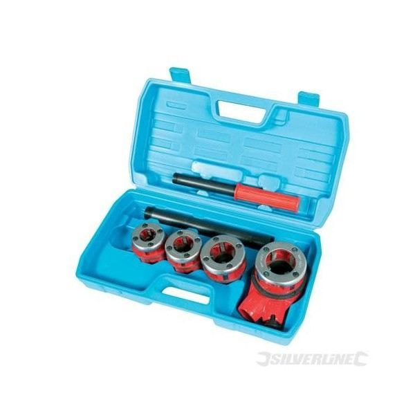 Rörmokares formlåda - SILVERLINE - 13, 19, 25 & 32 mm - Svart Svart