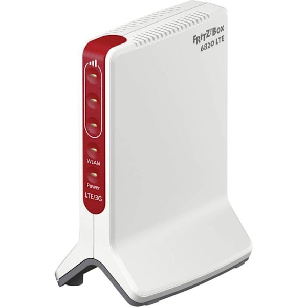 Wi-Fi-router med AVM FRITZ!Box 6820 LTE (V4)-modem Inbyggt modem: LTE 2,4 GHz Vit