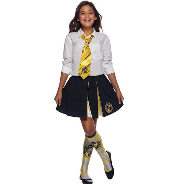 Hufflepuff Tie - RUBIER - Harry Potter - Blandat - Barn - Gul Gul