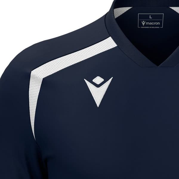 Maillot Macron Wyrm marin/vit XL