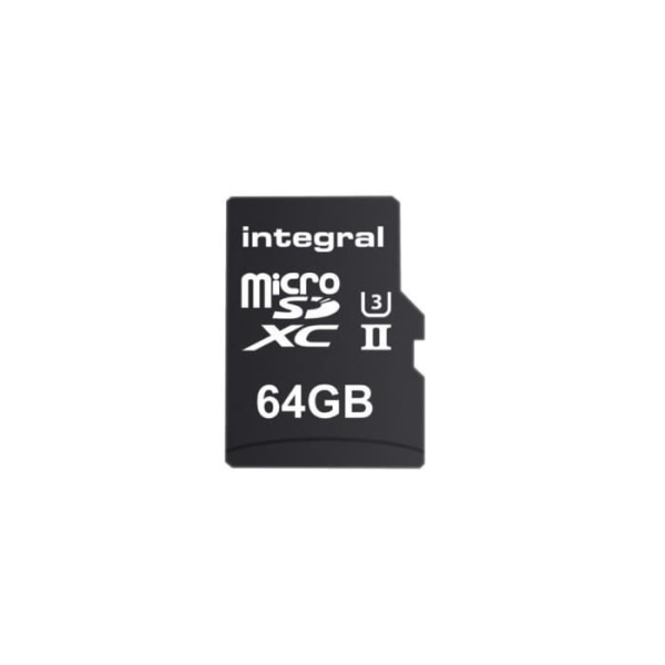 lagring Integral INSD64GV60 microSDXC minneskort Klass 10 - UHS-I - U3 64 Gb