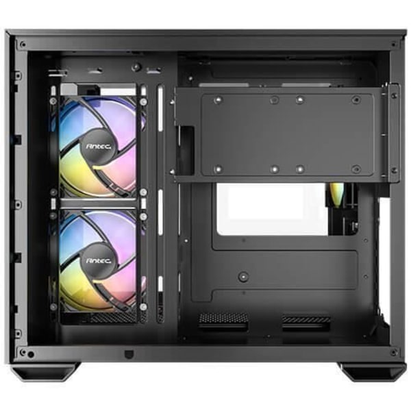 Mini Tower Chassi - Antec - CX600M Trio - Tempererat Glas - ARGB - Svart