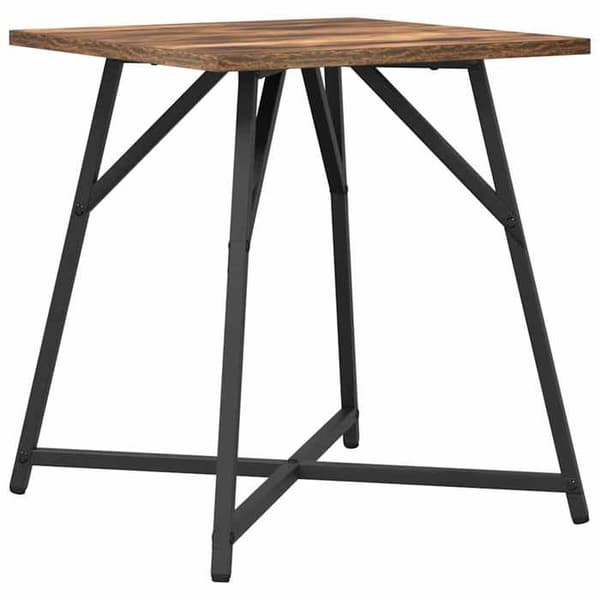 vidaXL Set med sidobord 2 st Rökek och svart 869728