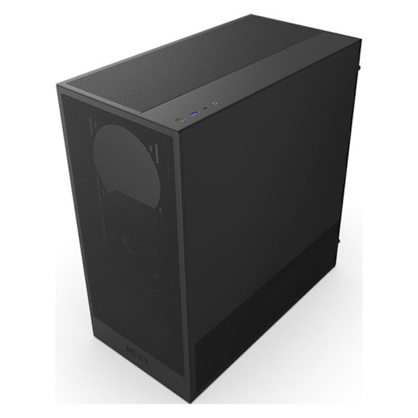 PC-spelfodral - NZXT - H5 Flow - Högt luftflöde - 2 120 mm fläktar ingår - Mid Tower ATX