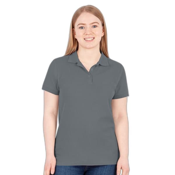 Jako Organic dam polo - grå Grå 46