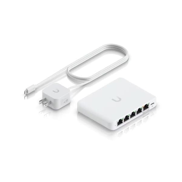 Switch - Ubiquiti - UniFi Flex Mini 2.5G - Hanterad - 5 portar - PoE
