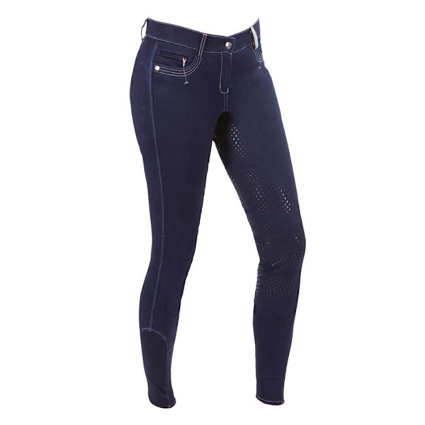 Ridbyxor - Covalliero - BasicPlus - Full Grip - Elastisk 4-vägs - Tvättbar 30°C blå 42