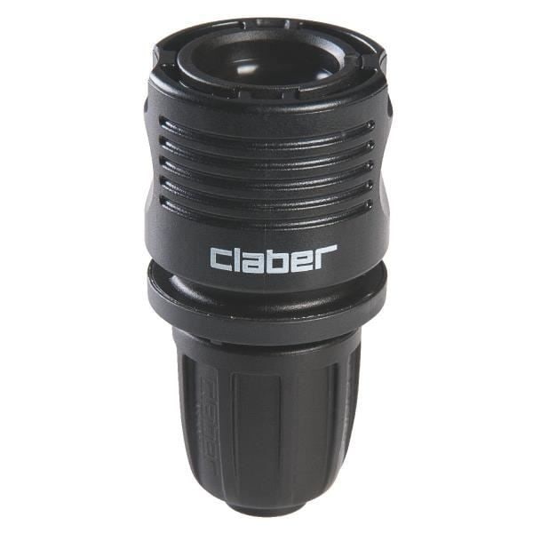 Automatisk koppling - Claber - Slang Ø 13 mm - Droppsystem - Plast - Böj