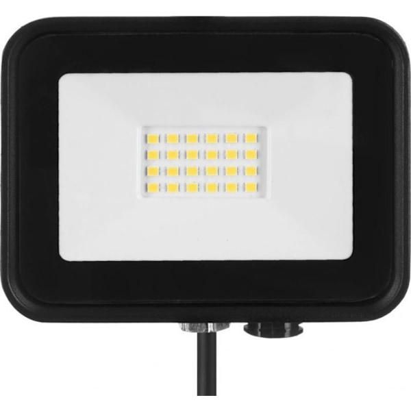 Utomhusprojektor Zamel - LNS10000005 - Projektor Solis 20W 230V IP65 neutral vit NAS-20WN svart