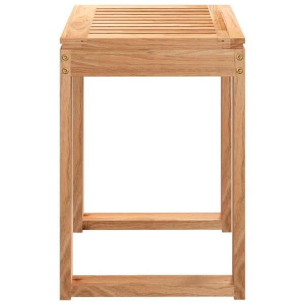 Badstub stool 40x30x46 cm Massivt valnötsträ