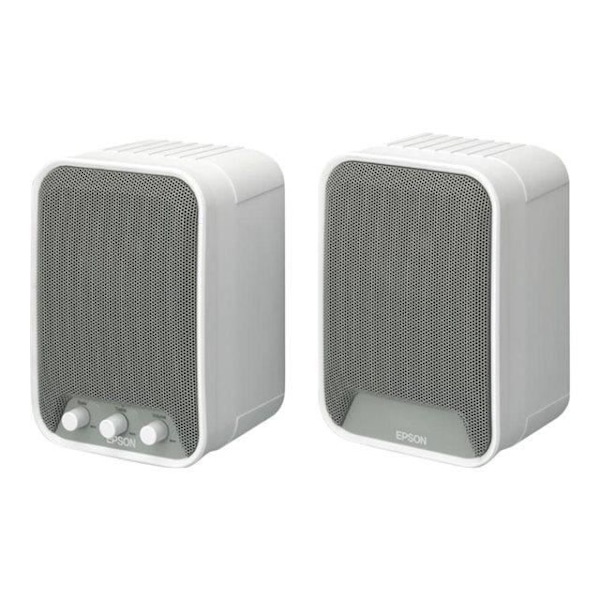 EPSON ELPSP02 2.0 högtalarsystem - 30 W RMS - Frekvens 80 Hz till 20 kHz