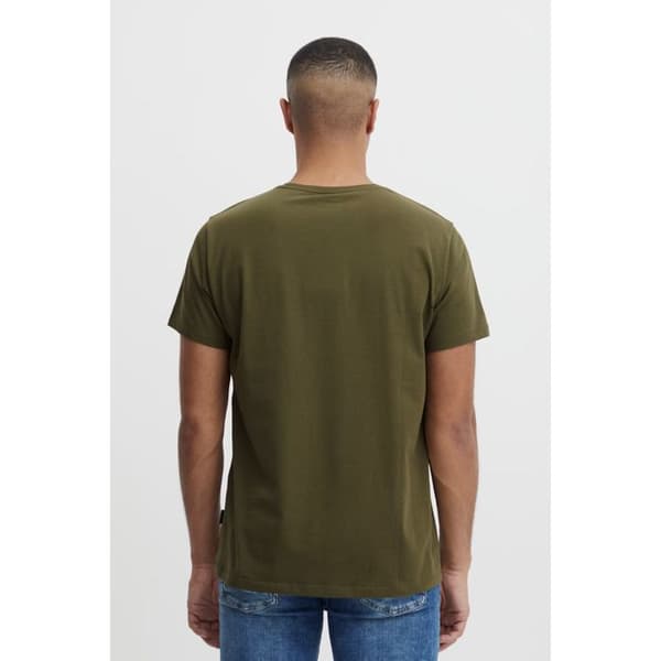 T-shirt Blend Diton Logotyp Regular Fit vintermossa XL