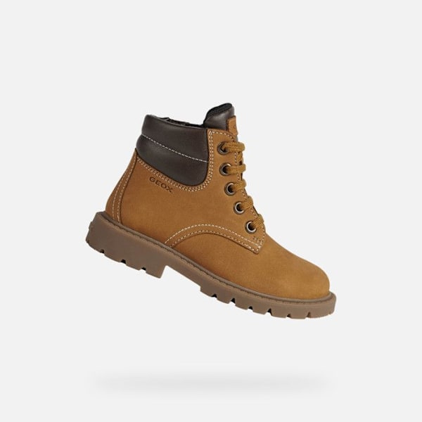 Bottines - Geox - Shaylax B. B - Brun - Daim-Nubuck - Mellanhög gul/brun 33