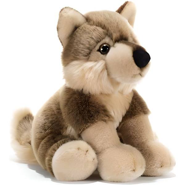 Mjukdjur - Plysch & Företag - Little Wolf - 23 cm - Svart - Blandat