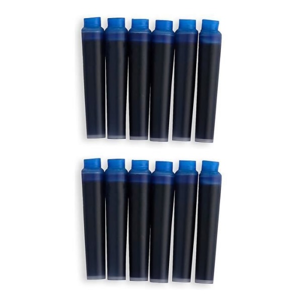 PARKER Blisterförpackning med 2 fodral med 6 mini Quink-patroner för reservoarpenna, blått bläck