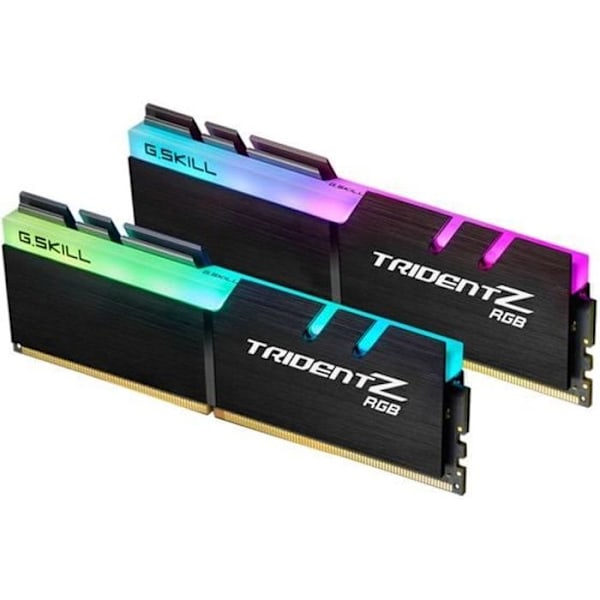GSKILL - PC RAM-minne - Trident Z RGB - 16Go (2X8Go) - 3200 Mhz - DDR4 - CAS 16 (F4-3200C16D-16GTZR)