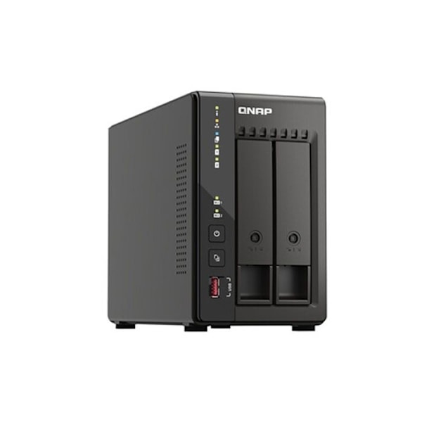 NAS-server - QNAP - TS-253E-8G - 2 fackor - 8 GB - Säker lagring