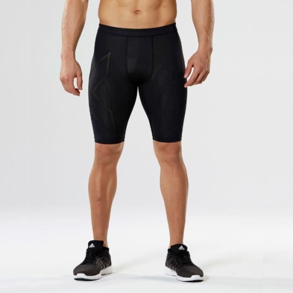 2XU Running Compression Sports Shorts för män - Svart Svart XXL