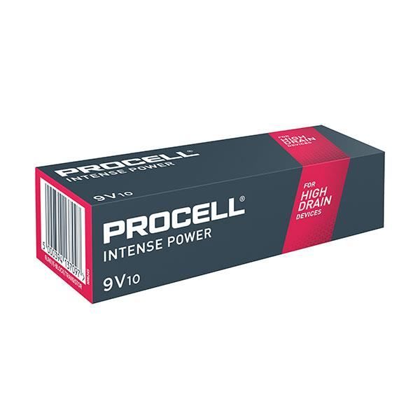 Alkaliskt batteri 6LR61 Duracell Procell Intense 9V 628mAh-Duracell