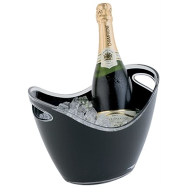 Champagneskål - APS - Svart - Akryl - 2 flaskor - 210x270x200 mm Svart