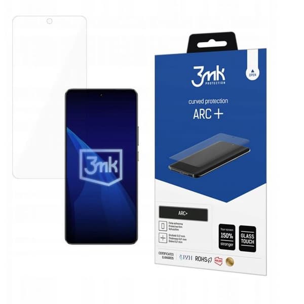 Skyddsglas - 3MK - ARC+ - Härdat glas - För Realme GT 7T - Rep-resistant