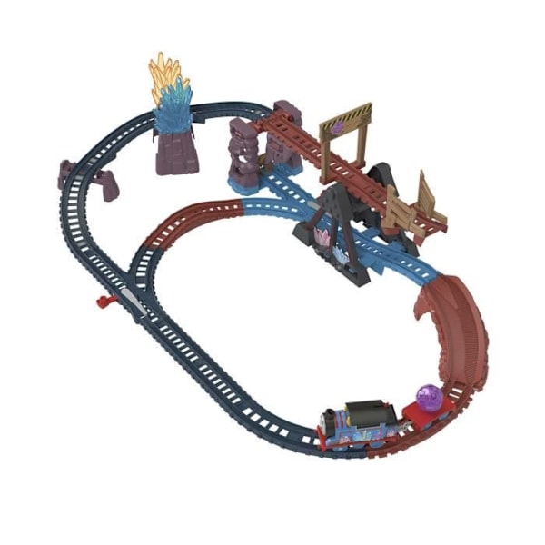 FisherPrice - THOMAS AND FRIENDS TRACKMSTR - CRYSTAL CAVE ADVENTURES - tidig inlärningsleksak - åldrar 3+ Flerfärgad