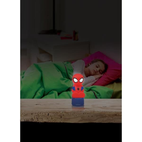 Spiderman nattljushögtalare RÖD