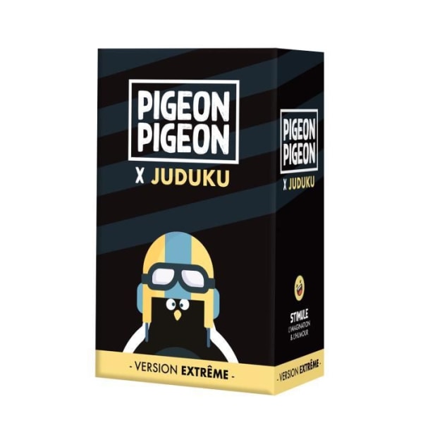 Pigeon Pigeon - Extreme Version - Brädspel tillverkat i Frankrike - Samarbete med JUDUKU - Partyspel, Bluff, cr
