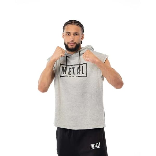 Metal Boxe hoodie - grå grå M