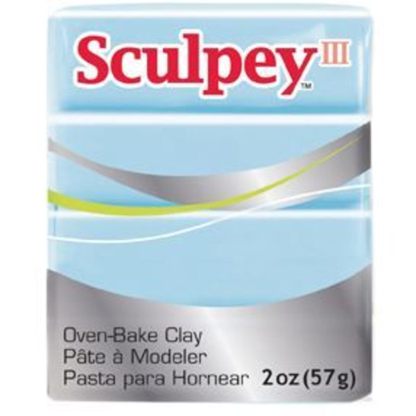 Polymerlera - Himmelsblå - Sculpey III (matlagning...
