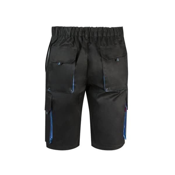 Bermuda multipockets Velilla svart/ljusblå 44