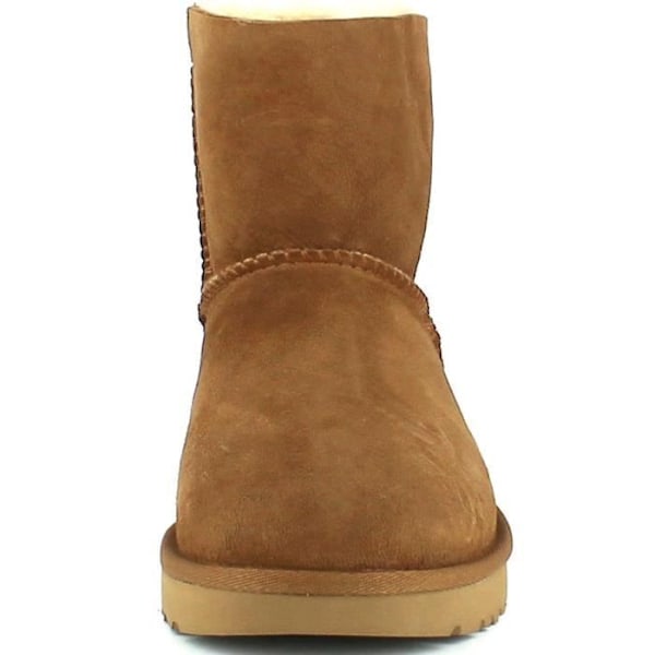 UGG Mini Bailey Bow II Boots - Dam - Läder - Brun kastanj 34