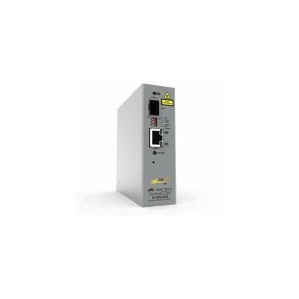 Allied Telesis TAA 10/100/1000T POE+ TO 100X/ - TAA, 10/100/1000T POE+ till 100X/1000X SFP Industrial Temp Gigabit Media Converter -