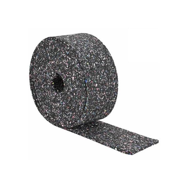 Svart gummirulle - vidaXL - 1000x8x0,6 cm - Halkfri - Slitstark - Elastisk